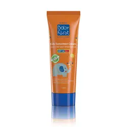 کرم ضدآفتاب کودکان بیبی فرست با فاکتور حفاظتی 30