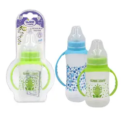 بطری شیرخوری پروپیلن دسته دار وی کر 150 میلی لیتر