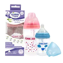 بطری شیرخوری پروپیلن وی کر 300 میلی لیتر Mom Sense