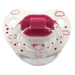 پستانک ارتودنسی وی کر شفاف چاپدار Happy سایز 3