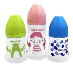 شیشه شیر دهانه عریض وی کر 240 میلی لیتر (Mom Touch)