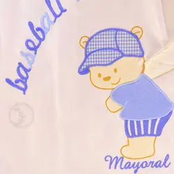 ست دوعددی سرهمی نوزاد آستین کوتاه شورتی