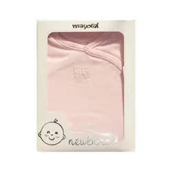 بادی آستین کوتاه صورتی نوزاد (1 تا 2 ماه)