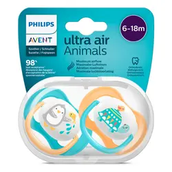 پستانک ultra air Animals دو عددی 6m-18m فیلیپس اونت
