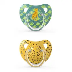 پستانک دوعددی طرح جنگل سر کج 18+ ماه سواوینکس