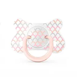 پستانک زیر صفر (2- تا 4 ماه)  طرح پولکی سواوینکس (سر کج)