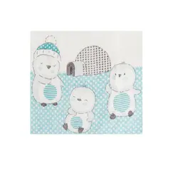 پتو نوزادی دورو کیکابو مدل Pingui Family سایز 110x80