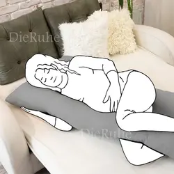 بالش بارداری U-شکل طوسی دی روحه Die Ruhe