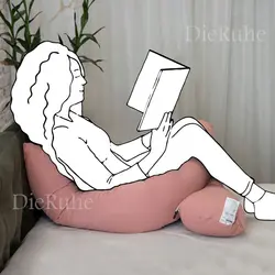 بالش بارداری U-شکل طوسی دی روحه Die Ruhe