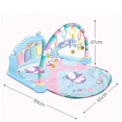 تشک بازی پیانو دار آبی پاستلی (HE0616) هانگر HUANGER