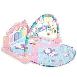 تشک بازی پیانو دار صورتی پاستلی (HE0615) هانگر HUANGER