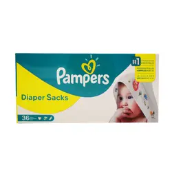 کیسه زباله مخصوص پوشک نوزاد پمپرز Pampers (بسته 36 عددی)