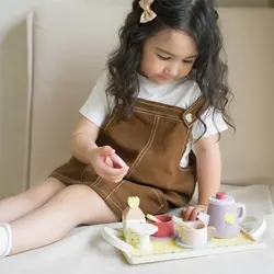 سرویس چوبی چای و کیک خوری کلاسیک ورلد Classic World