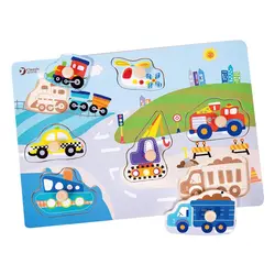 پازل چوبی طرح ترافیک کلاسیک ورلد Classic World