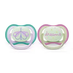 پستانک التراایر شب تاب دوعددی 6-0 ماه فیلیپس اونت