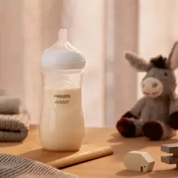 شیرخوری 330ml طلقی Natural Response اونت (سرشیشه 4 قطره)