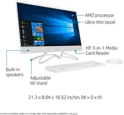 ال این وان لمسی اچ پی HP 24-f004a استوک