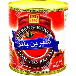 رب گوجه فرنگی شیرین بانو مقدار 800 گرم