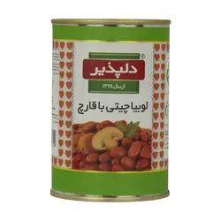 کنسرو لوبیا با قارچ دلپذیر - 420 گرم