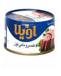 کنسرو ماهی تن در روغن سویا 180 گرمی اویلا