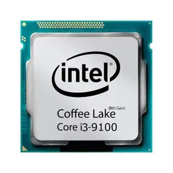 پردازنده 9100 بدون جعبه Tray سری i3 اینتل Intel- ایران انفورماتیک