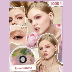 پالت سایه چشم کالر پاپ شیگلم مدل POP COLOR PALETTE-ROSE SONATA