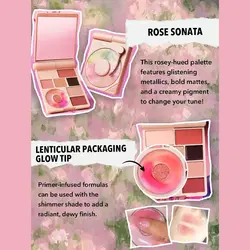 پالت سایه چشم کالر پاپ شیگلم مدل POP COLOR PALETTE-ROSE SONATA
