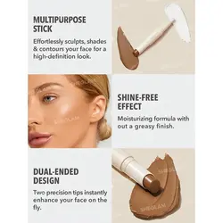 کانتور دوطرفه استیکی شیگلم مدل COLOR & SCULPT STICK
