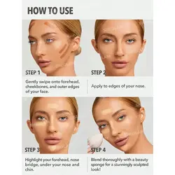 کانتور دوطرفه استیکی شیگلم مدل COLOR & SCULPT STICK