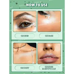 هایلایتر فضایی شیگلم مدل LUNAR GLOW HIGHLIGHTER