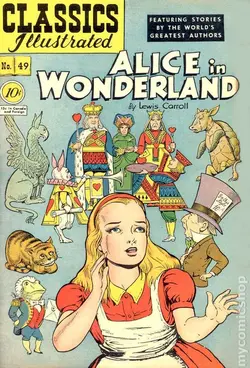 دانلود کتاب کمیک ماجراهای آلیس در سرزمین عجایب Alice in Wonderland | بیبلیوفایل