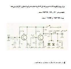 مدار برش و پیش تقویت کننده دومرحله ای