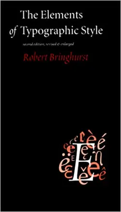 کتاب The Elements of Typographic Style|اصول تایپوگرافی
