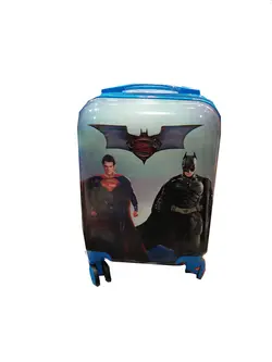 چمدان پسرانه کودک طرح بتمن وسوپرمنbatman جدید  سایز20
