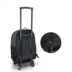 ترولی سرمه ای چرخدارمخصوص کوله پشتی