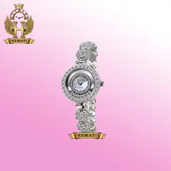 ساعت زنانه رویال کرون Royal Crown 5308 تک دور بند نقره ای