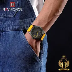 ساعت مردانه نیوی فورس Naviforce NF9202 بند سیلیکونی