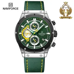 ساعت مچی مردانه نیوی فورس Naviforce NF8027 بند چرم