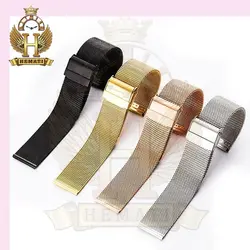 بند ساعت مچی حصیری رنگ طلایی در سایزبندی BSTH101
