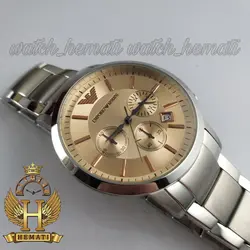 ساعت مچی مردانه امپریو آرمانی EMPORIO ARMANI AR-2433 251303 صفحه رزگلد