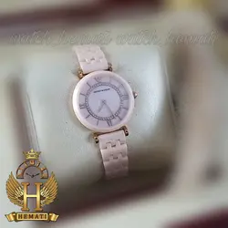 ساعت زنانه امپریو آرمانی سرامیک ARSL106 صورتی