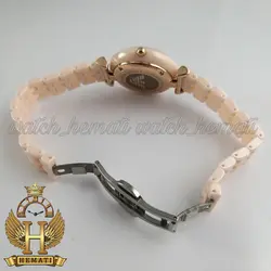 ساعت زنانه امپریو آرمانی سرامیک ARSL106 صورتی