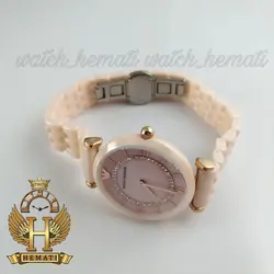 ساعت زنانه امپریو آرمانی سرامیک ARSL106 صورتی