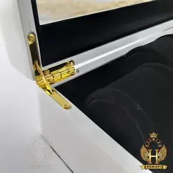 جعبه ساعت لوکس کلکسیونی چوبی 12تایی رنگ سفید box12107