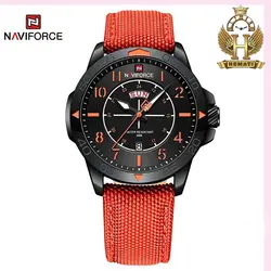 ساعت مردانه نیوی فورس Naviforce NF9204M بند برزنتی