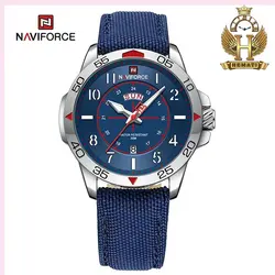 ساعت مردانه نیوی فورس Naviforce NF9204M بند برزنتی