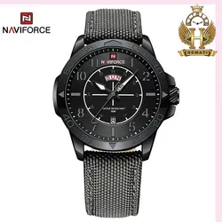 ساعت مردانه نیوی فورس Naviforce NF9204M بند برزنتی