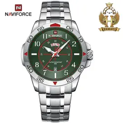 ساعت مردانه نیوی فورس Naviforce NF9204 با بند استیل