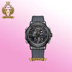 ساعت مچی مردانه نیوی فورس دو زمانه NAVIFORCE NF9219 بند رابر