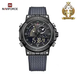 ساعت مچی مردانه نیوی فورس دو زمانه NAVIFORCE NF9219 بند رابر